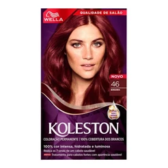 Coloração Permanente 46 Borgonha Koleston 55g