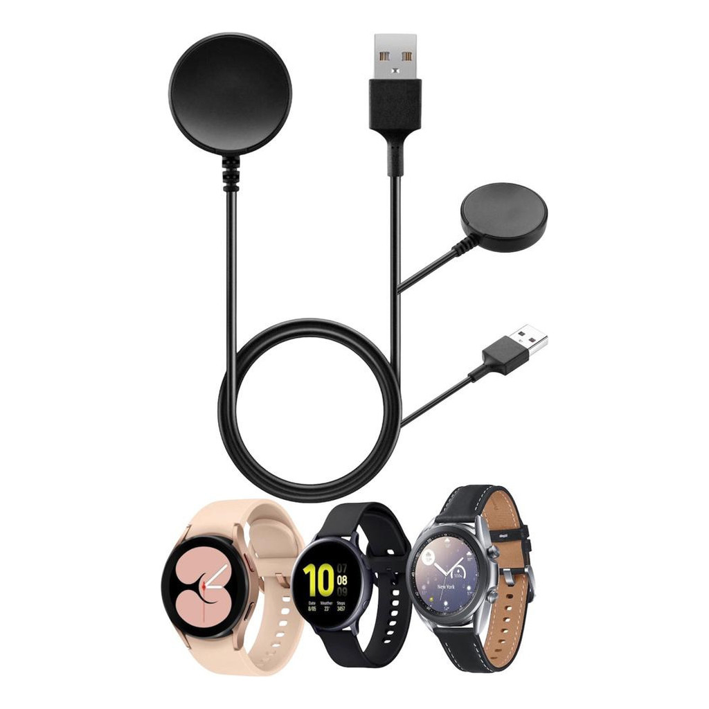 Cabo Usb Carregador para Samsung Galaxy Watch Active 1/2 e watch3 watch4/watch4 classic watch5/6/7