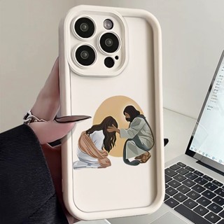 Jesus Para 11/12/13/14/15/16 Pro max/XSMAX/7PLUS Capa De Telefone Anti-Queda em Oferta na Shopee