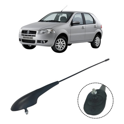 Antena Fiat Palio 2000 2001 2002 2003 2004 2005... S/cabo