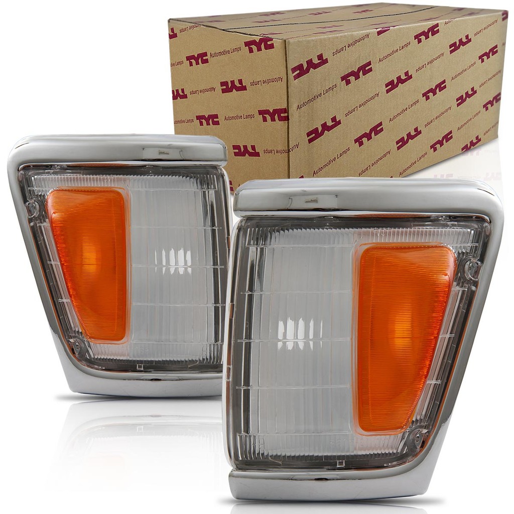 Pisca Hilux 4X4 93 94 95 96 97 98 99 2000 2001 Cristal Ambar Cromado em Oferta na Shopee