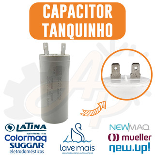 Capacitor para Tanquinho Suggar Colormaq 35uf Bivolt Universal Todos 127v