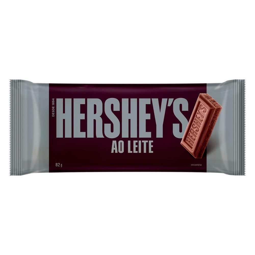 Chocolate Hershey's ao Leite 82g - 18 Unidades