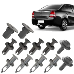 Kit Grampo Presilha 12 Peças Parachoque Traseiro Etios Sedan 12 13 14 15 16 2017 2018 2019 2021