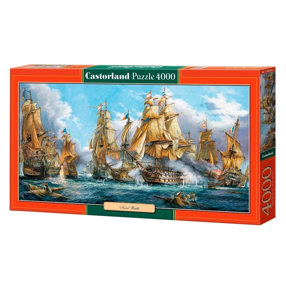 Puzzle 4000 peças Batalha Naval - Castorland - Imp em Oferta na Shopee