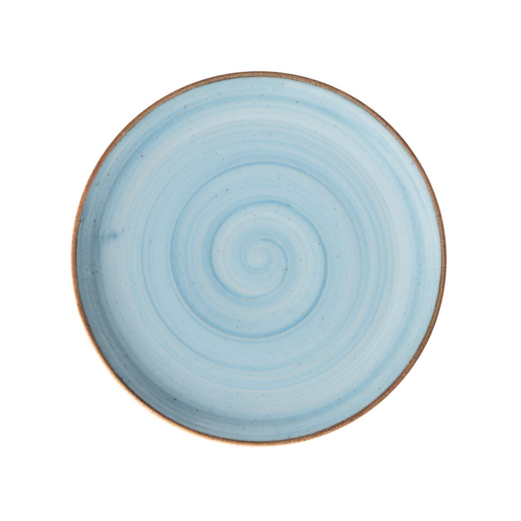 Prato De Sobremesa Cerâmica Decorada Rustico Caoba 21cm Corona - Home & Living