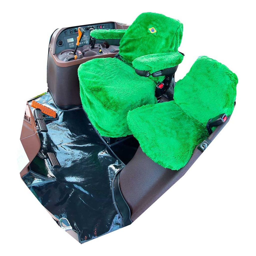 Capa Chinil Op + Passg Compatível Trator Jhon Deere 7215m