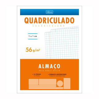 Papel almaço quadriculado 100mm X100mm com 16 folhas Tilibra em Oferta na Shopee