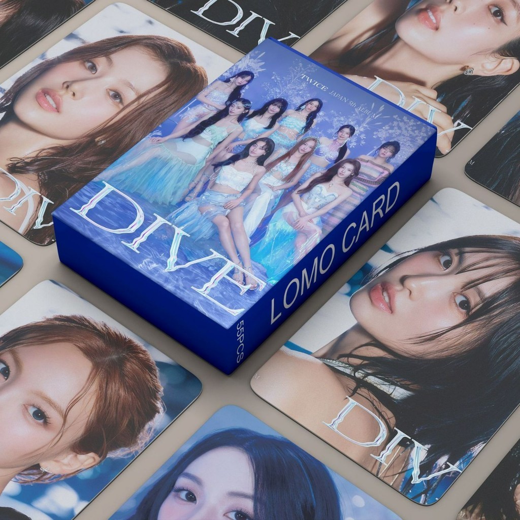 KPOP 55pcs/box TWICE Photocards Japão 5o Álbum Mergulho LOMO Card Collection