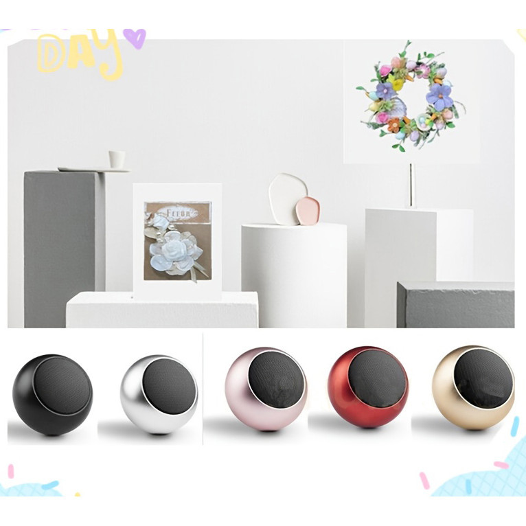 Alto-falante metálico Bluetooth Mini Subwoofer Portátil M3 Bluetooth Pequeno Alto-falante