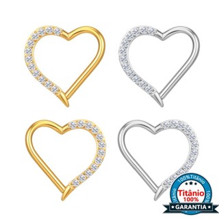 Piercing Daith Argola Titânio Pvd Segmento Articulado Coração piercing Orelha Conch Coracao Nariz Trágus Hélix em Oferta na Shopee