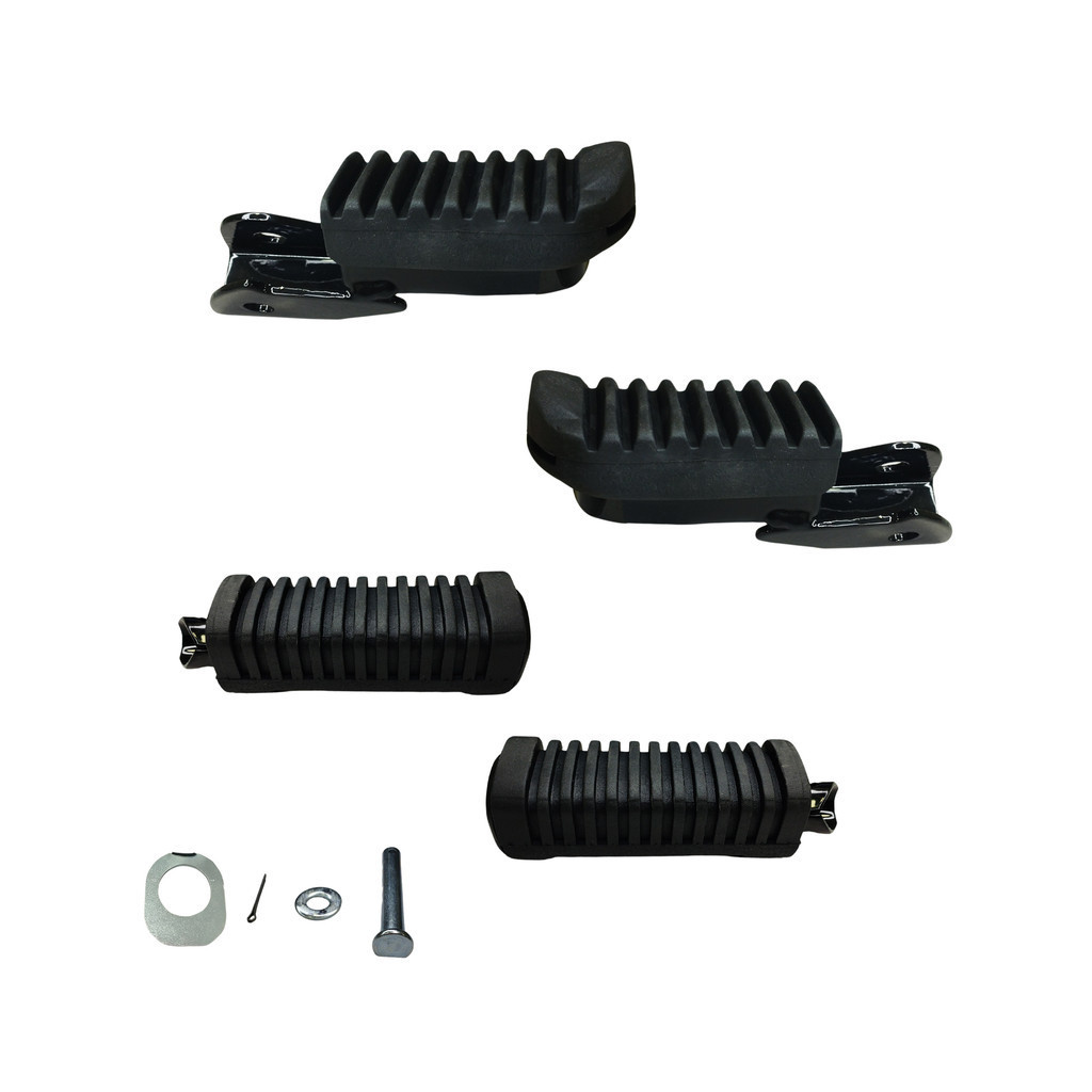 Kit Pedaleira Dianteira e Traseira Completas Honda Nxr Bros 125 Nxr Bros 150 Nxr Bros 160 Xre 300 Xre 190 Nx 200 Xr 200