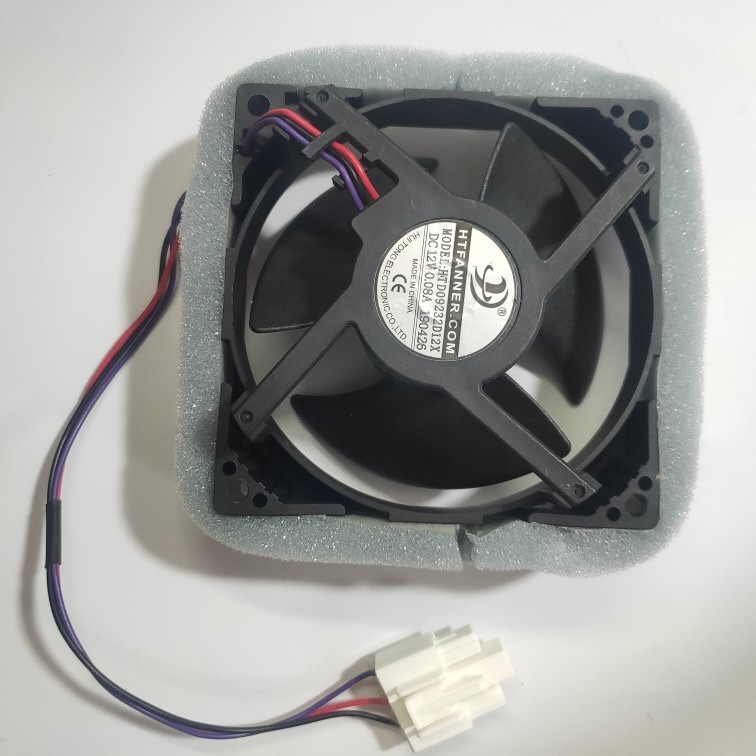 Adequado para lindos acessórios para ventiladores de geladeira HTFANNER.COM HTD09232D12X DC12V 0.08A