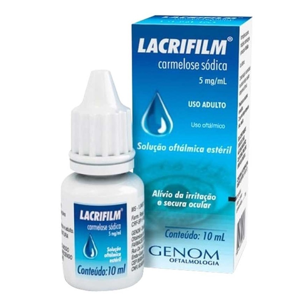 Lacrifilm 5mg Solucao Oftalmica 10ml em Oferta na Shopee