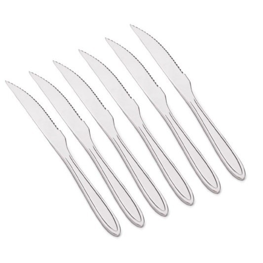 Talheres Inox 6 unidades (Garfo/Faca/Colher)