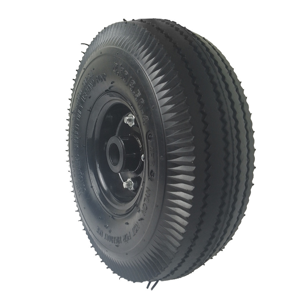 Roda 3.50 x 4 Rolete Com Pneu Câmara Carrinho Tração Humana Borrachas Londrina
