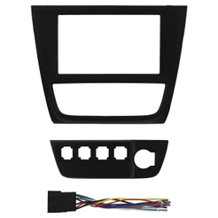Kit Moldura Painel 7 Pol Gol Voyage Saveiro G6 2 Din Preto Chicote Som Padrão Japonês Chinês Acabamento Botão