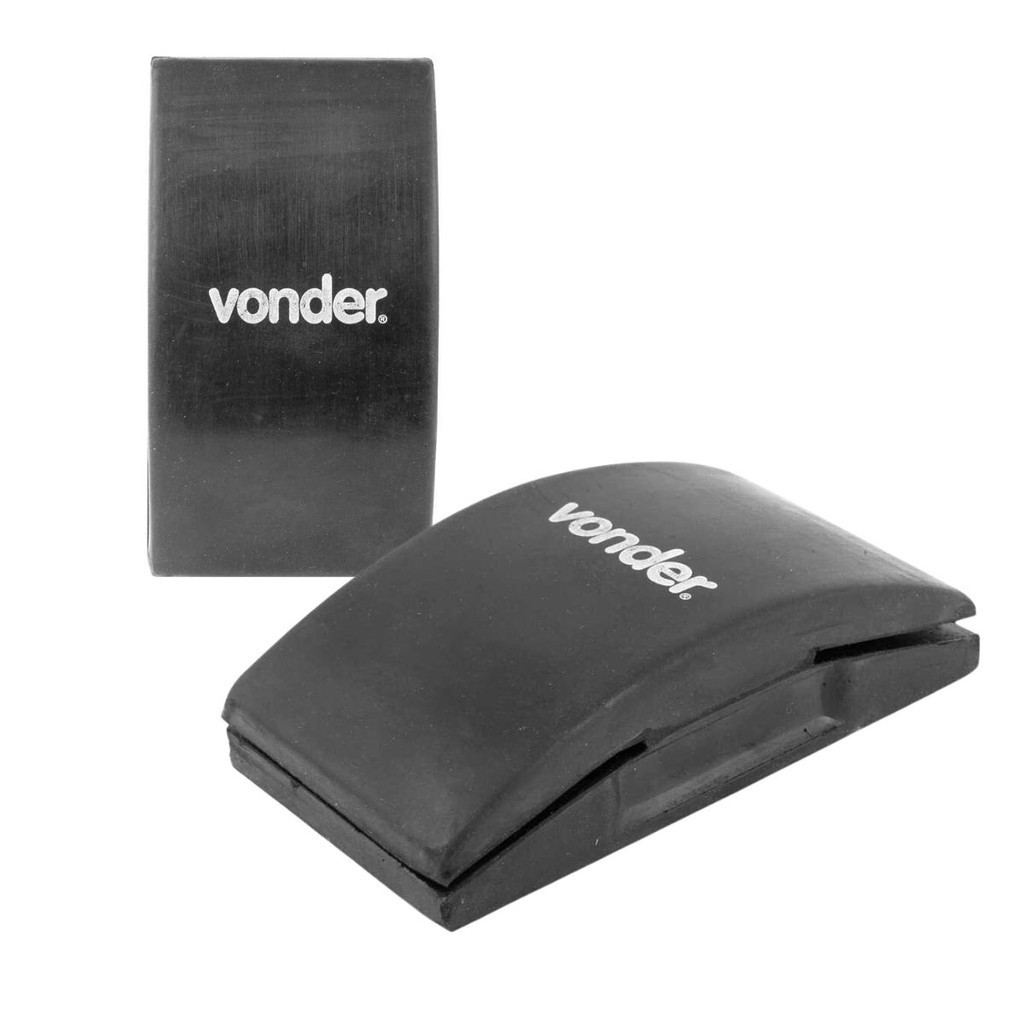 Taco Lixador de Borracha 125 x 65 mm para Lixas Automotivas Vonder