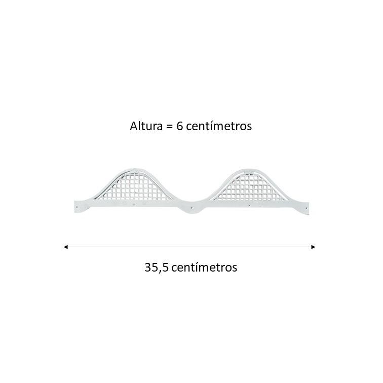 15 Passarinheira Grade tela Telha Eternit Brasilit Cinza
