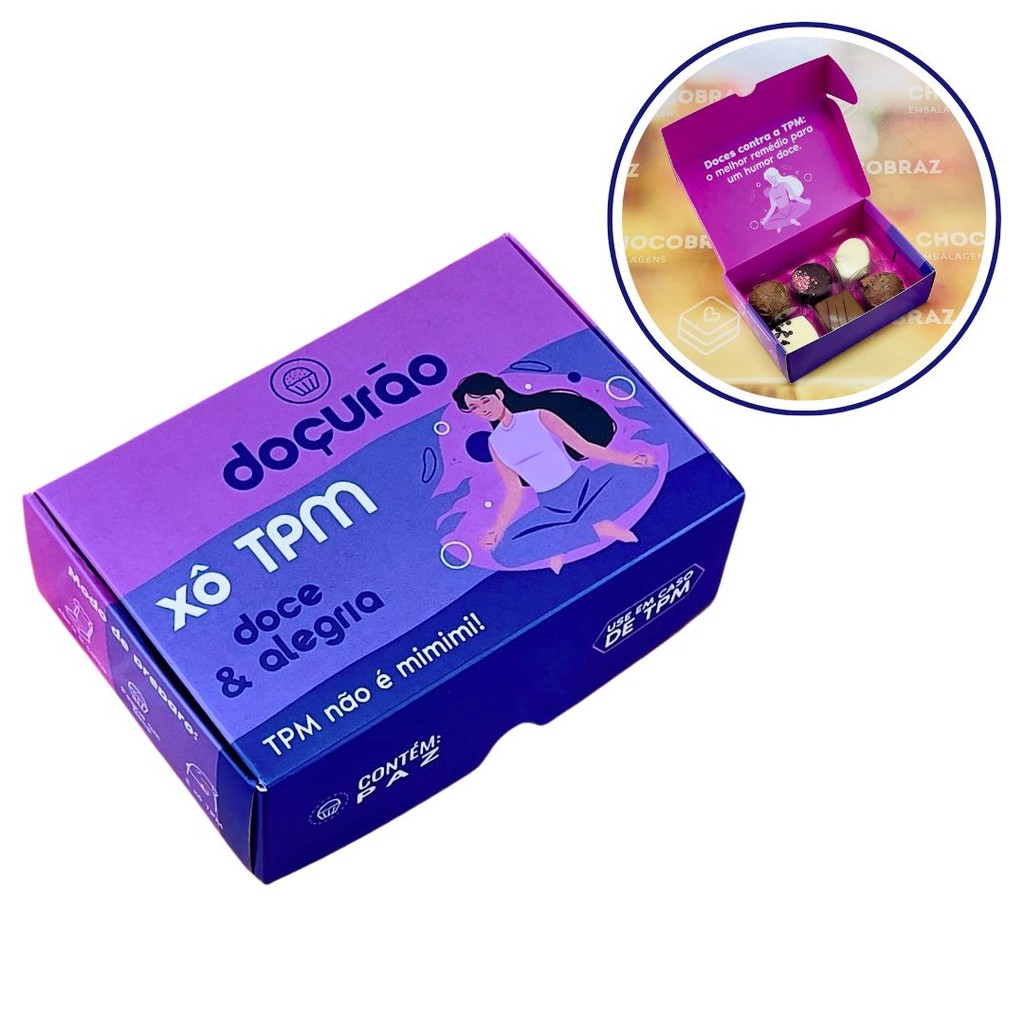 10~50 CAIXAS  P/ 06 DOCES PRACTICE TPM 5261 12x8x4cm (IDEIA)