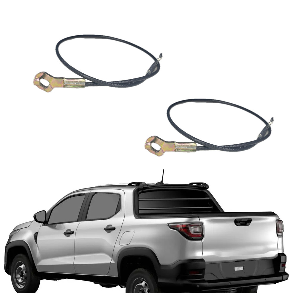 Par Cabo Aco Tampa Traseira Strada 2021 2022 2023 em Oferta na Shopee