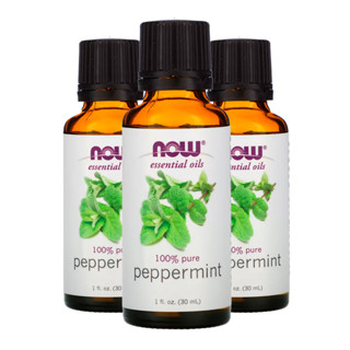 Kit 3x Óleo Essencial Hortelã 30ml Now Foods Peppermint Puro /Made in Usa em Oferta na Shopee