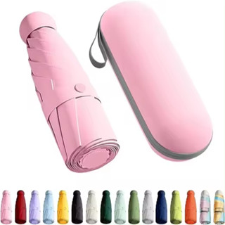 mini guarda chuva 5 dobrável cápsula guarda chuva sol pequeno MDL02 em Oferta na Shopee
