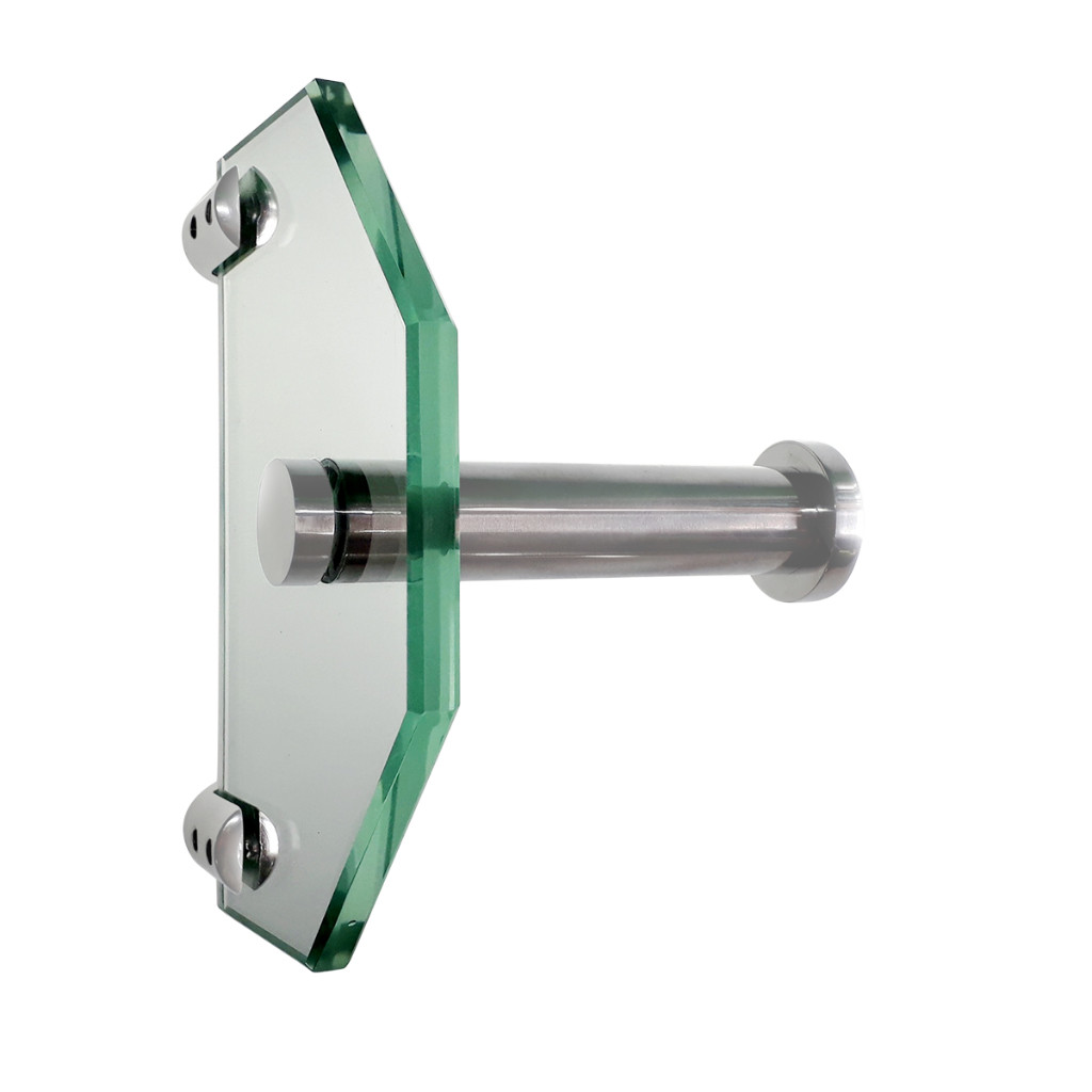 Porta Papel Higiênico - De Vidro - 12x18cm - 8mm