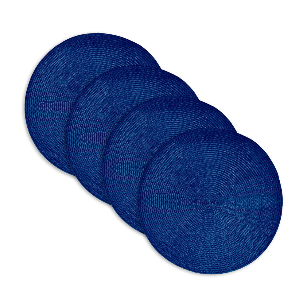 Kit 4 peças Jogo Americano Redondo Suplat Sousplat Mesa Posta
