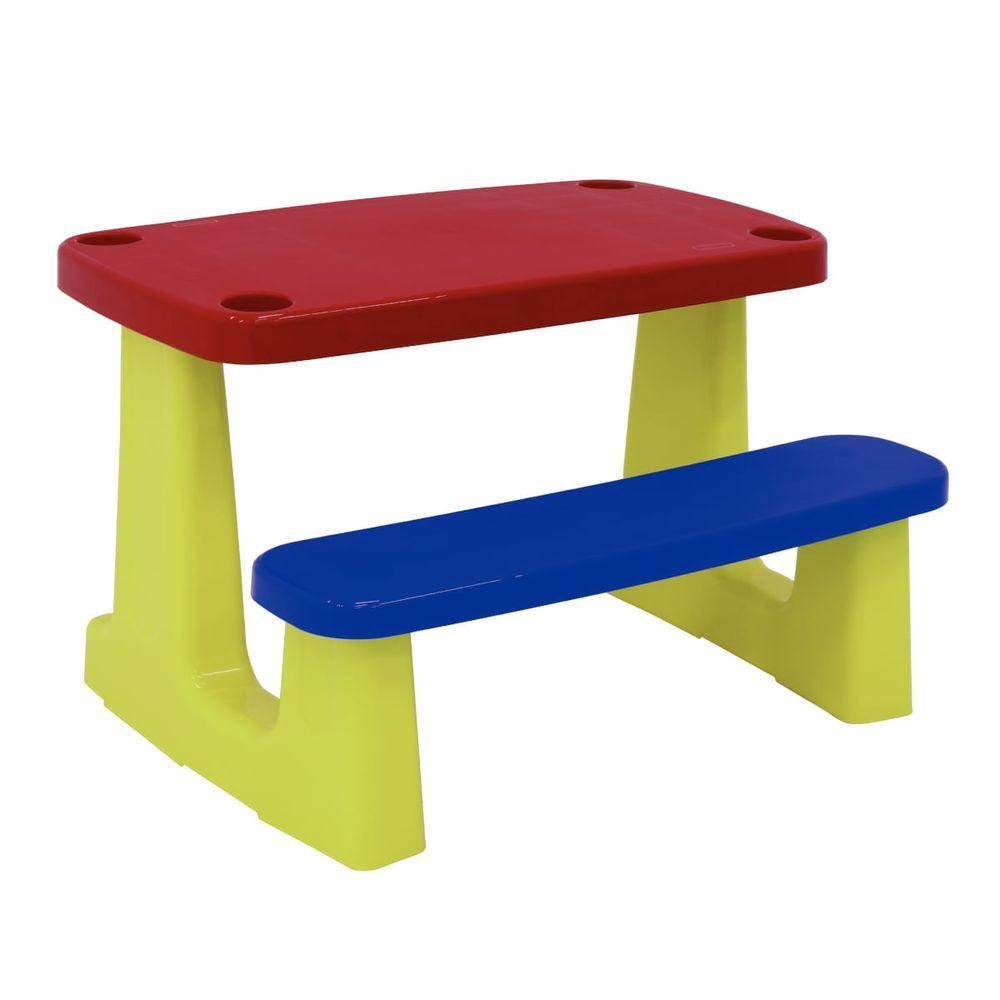 Mesa Infantil Tramontina Escolar Em Polipropileno Colorido em Oferta na Shopee