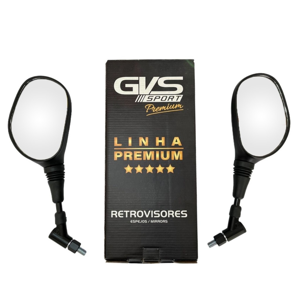 Retrovisor Xt 660 Rosca Honda Giro 360 Gvs Premium Modelo Original Lente Convexa em Oferta na Shopee