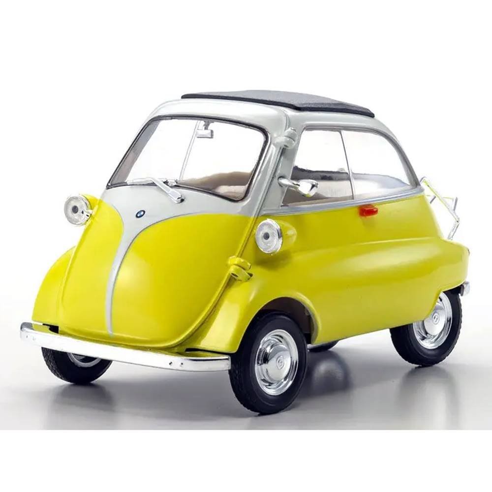 Miniatura Carro BMW Romi Isetta (1955) - Amarelo - 1:18 - Welly