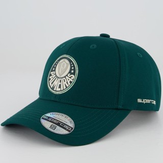 Boné Palmeiras 6 Gomos Verde Escuro em Oferta na Shopee