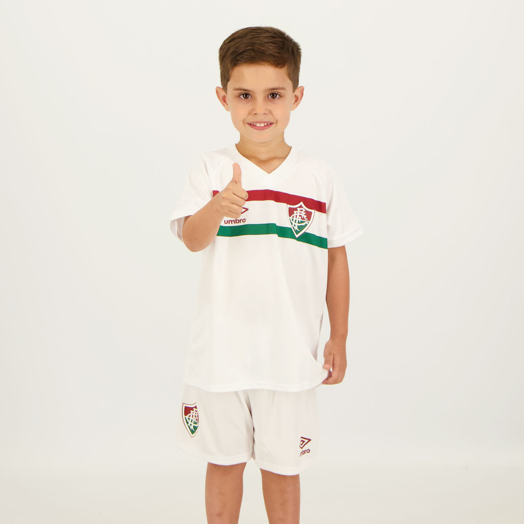 Kit Infantil Umbro Fluminense II 2023 em Oferta na Shopee