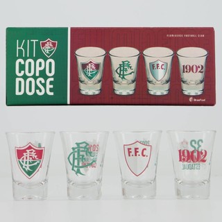 Kit 4 Copos Dose Fluminense em Oferta na Shopee