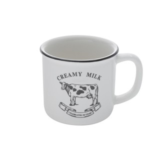 Caneca Lyor Creamy Milk Branca e Preta de Porcelana 260ml em Oferta na Shopee