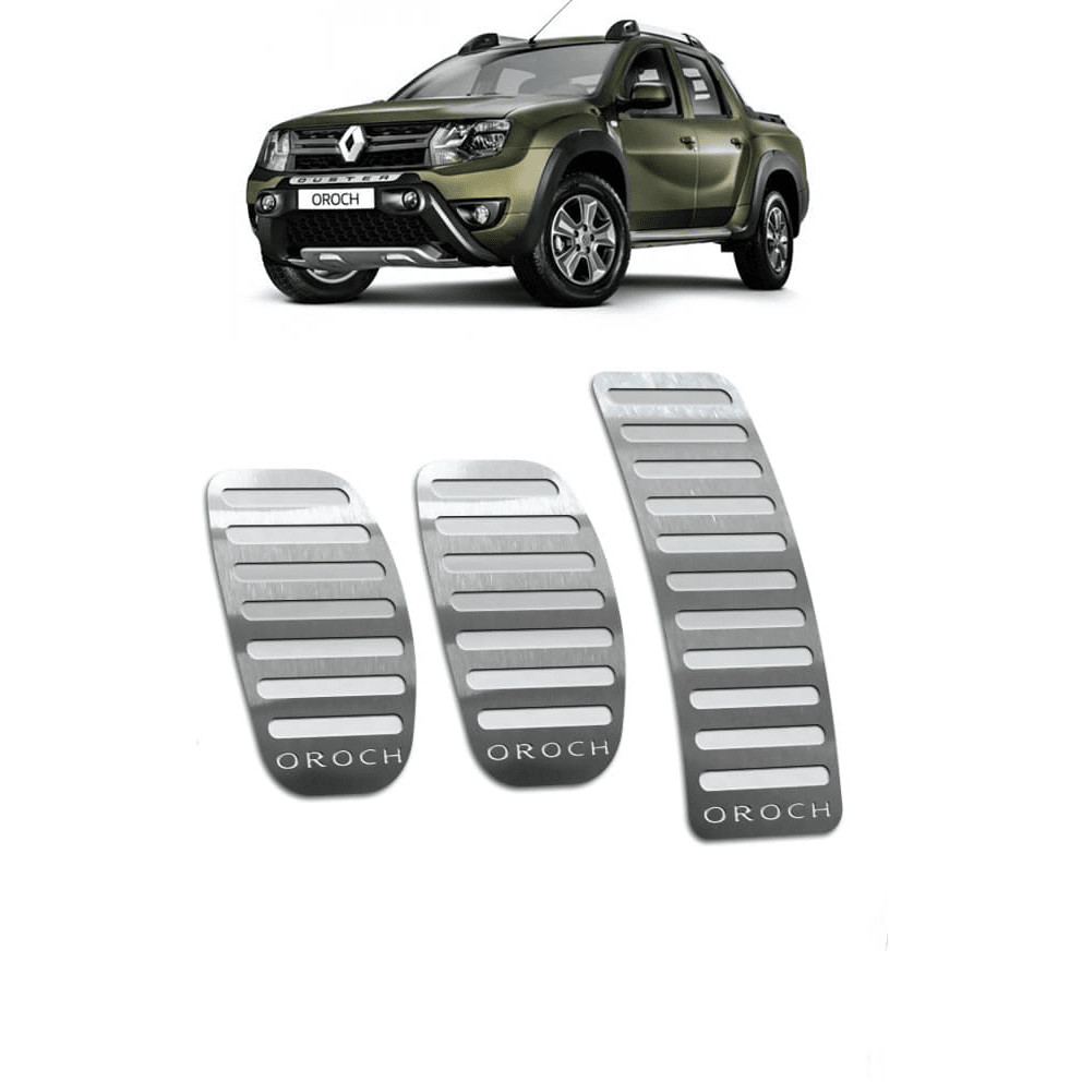 Pedaleira Oroch 16/.. Manual Aço Inox - Não fura o pedal em Oferta na Shopee