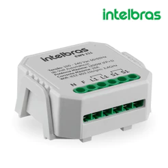 Interruptor Inteligente Controlador De Cargas Wifi 1/1 EWS 211 Intelbras Mini Compatível Voz Alexa Google Assistente