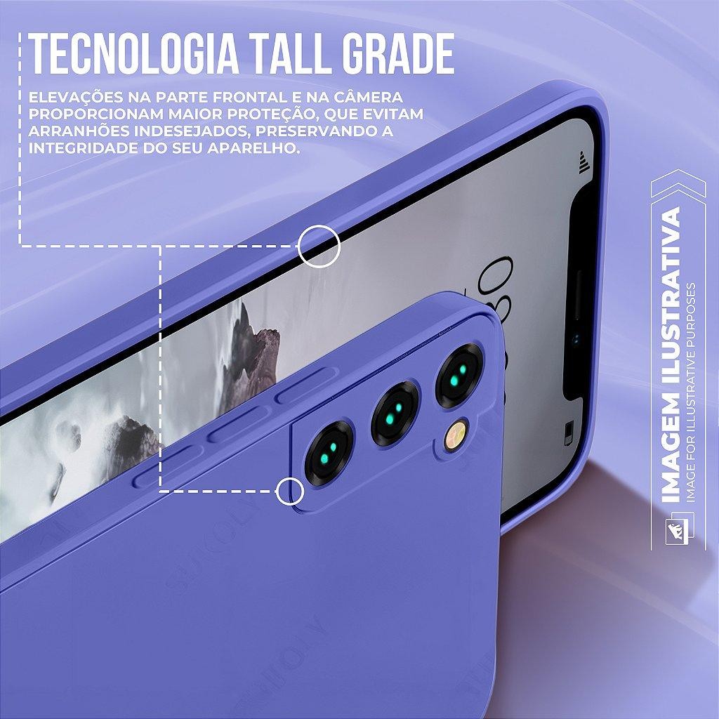 Detalhes do Capa Case Capinha para Motorola Moto Edge 50 Pro - Silicon Veloz - Lilás - Gshield