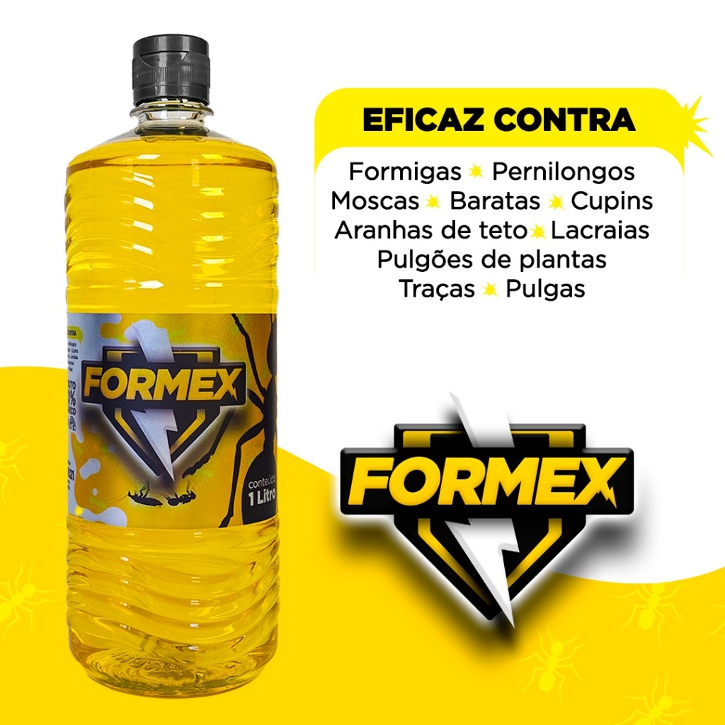 Repelente Contra Mosquitos Formigas e Pernilongos Formex 1 Litro
