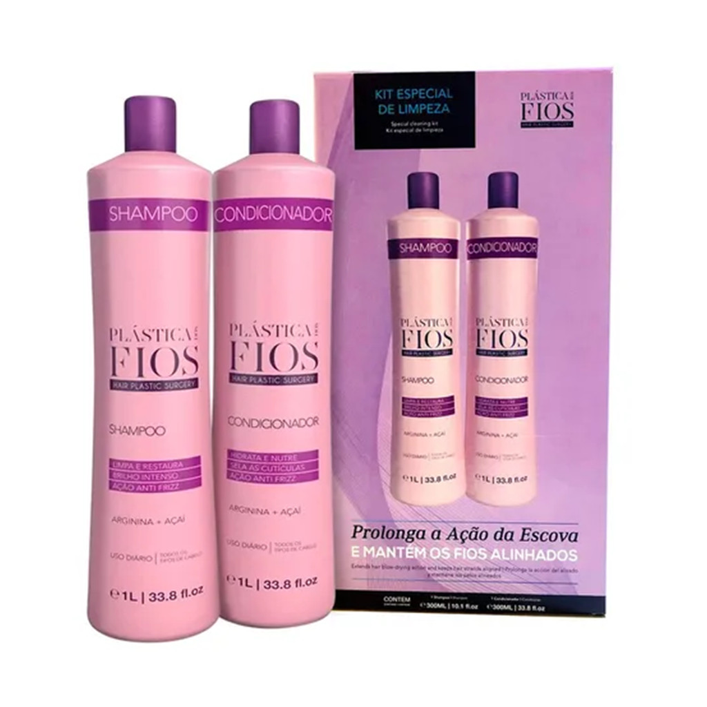 Box Especial de Limpeza Plástica dos Fios  2L - Cadiveu
