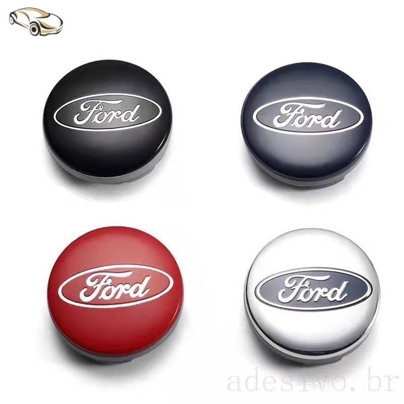 4 Calot Calotinha Roda Central Ford New Fiesta Focus Ka Ecosport 54mm