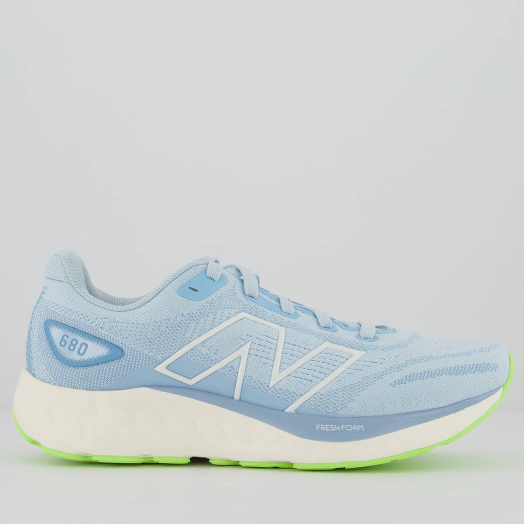 Tênis New balance Fresh Foam 680V8 Feminino Azul Claro - Women Shoes