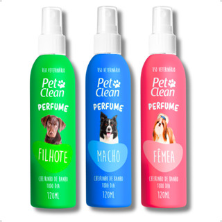 Perfume Colônia Spray Pet Shop para Cachorro e Gato Pet Clean - 120 ml em Oferta na Shopee