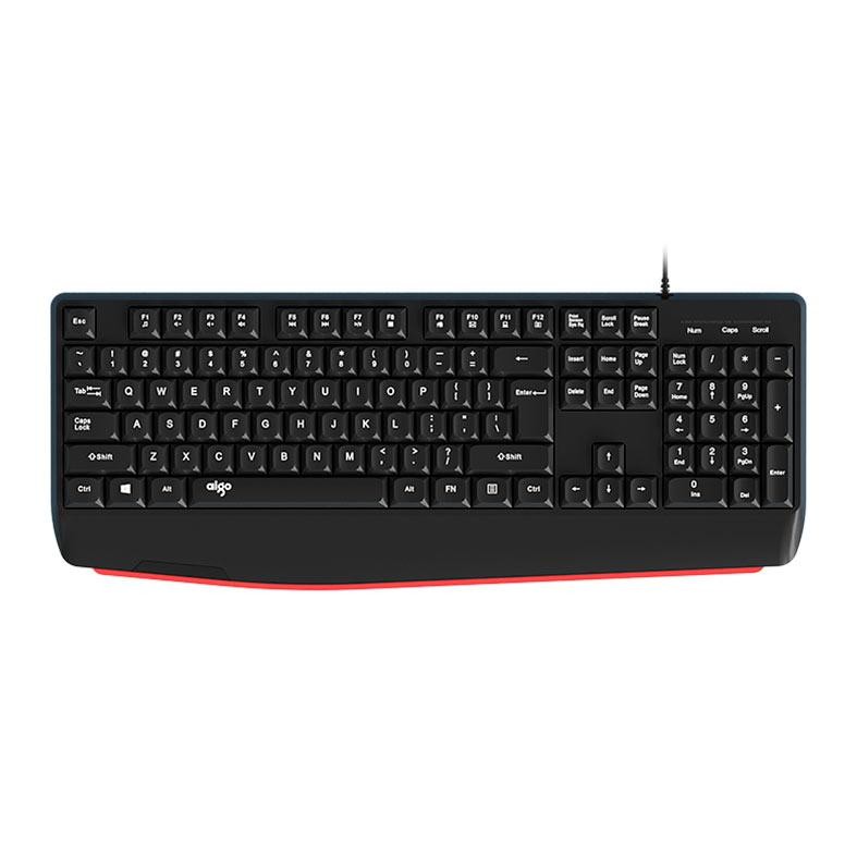 Teclado Membrana Aigo AK310, USB, Preto, AK310-BK
