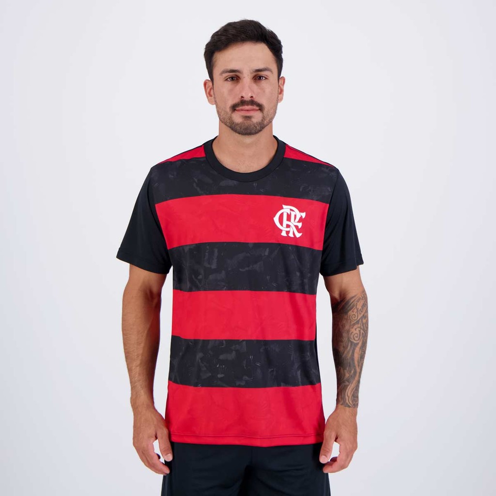 Camisa Flamengo Torcer Preta - Sports & Outdoors