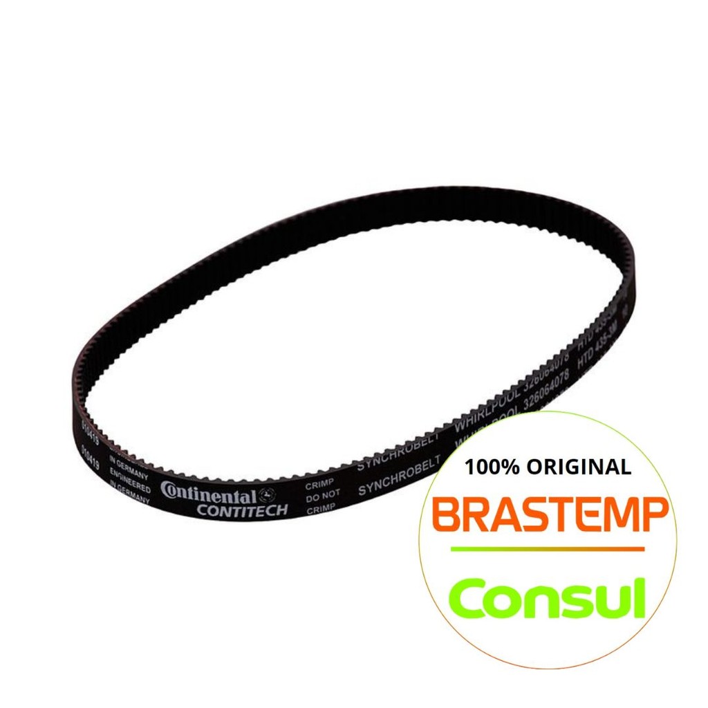 CORREIA DENTADA PARA MAQUINA DE LAVAR CONSUL ORIGINAL CWI07A-CWI06B 326064078
