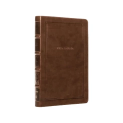 Bíblia Sagrada Slim | NVI Letra Grande | Capa Couro-soft marrom Luxo | Thomas Nelson Brasil