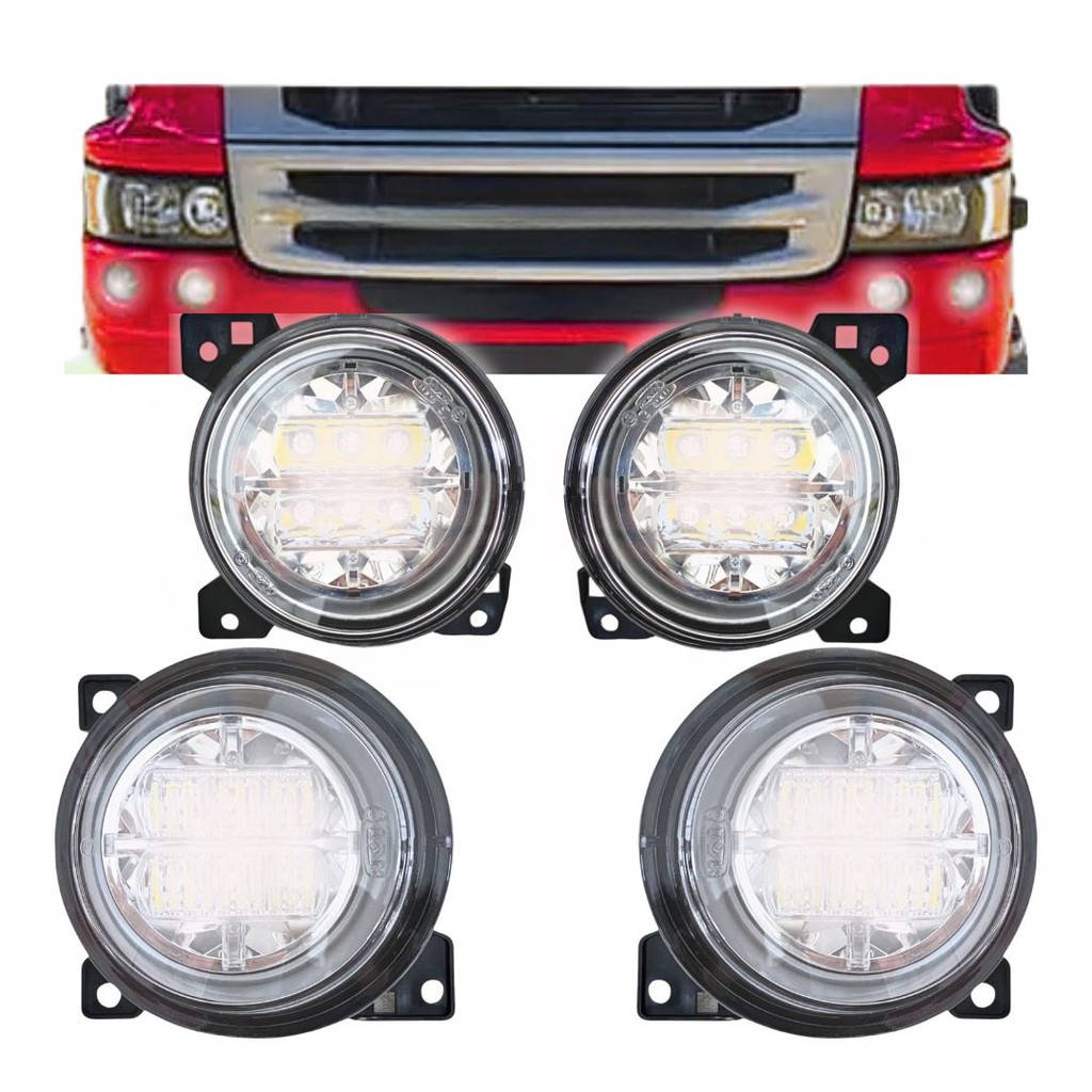 Kit Farol Auxiliar Milha Neblina Compatível Scania S5 LED em Oferta na Shopee