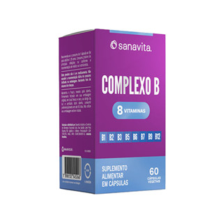 Vitamina B12 - Complex B 60 Caps - Sanavita em Oferta na Shopee